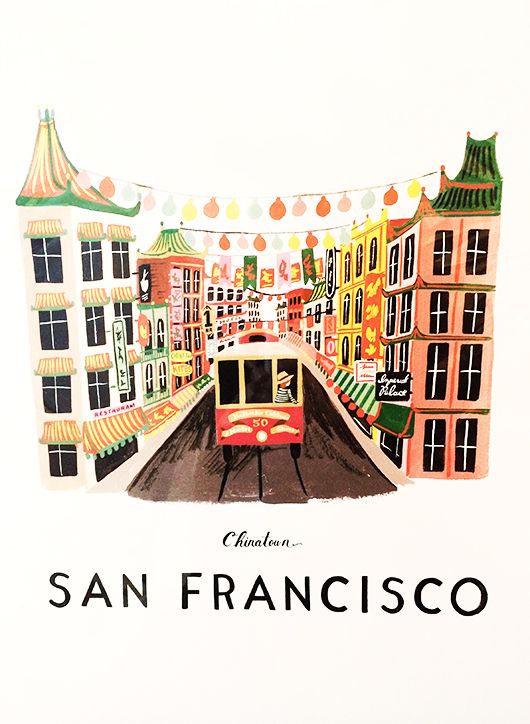 ©Anna Bond- Map of san Francisco