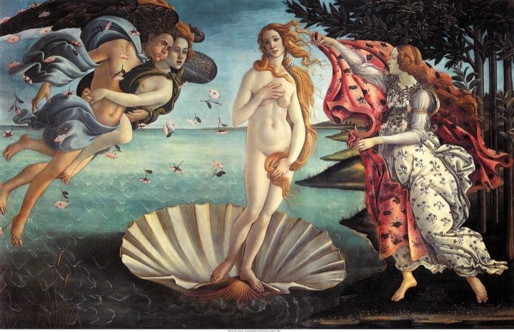 Venere, Botticelli Museo degli Uffizi Firenze