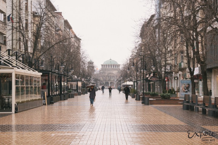 Vitosha Bulevard, Sofia Bulgaria